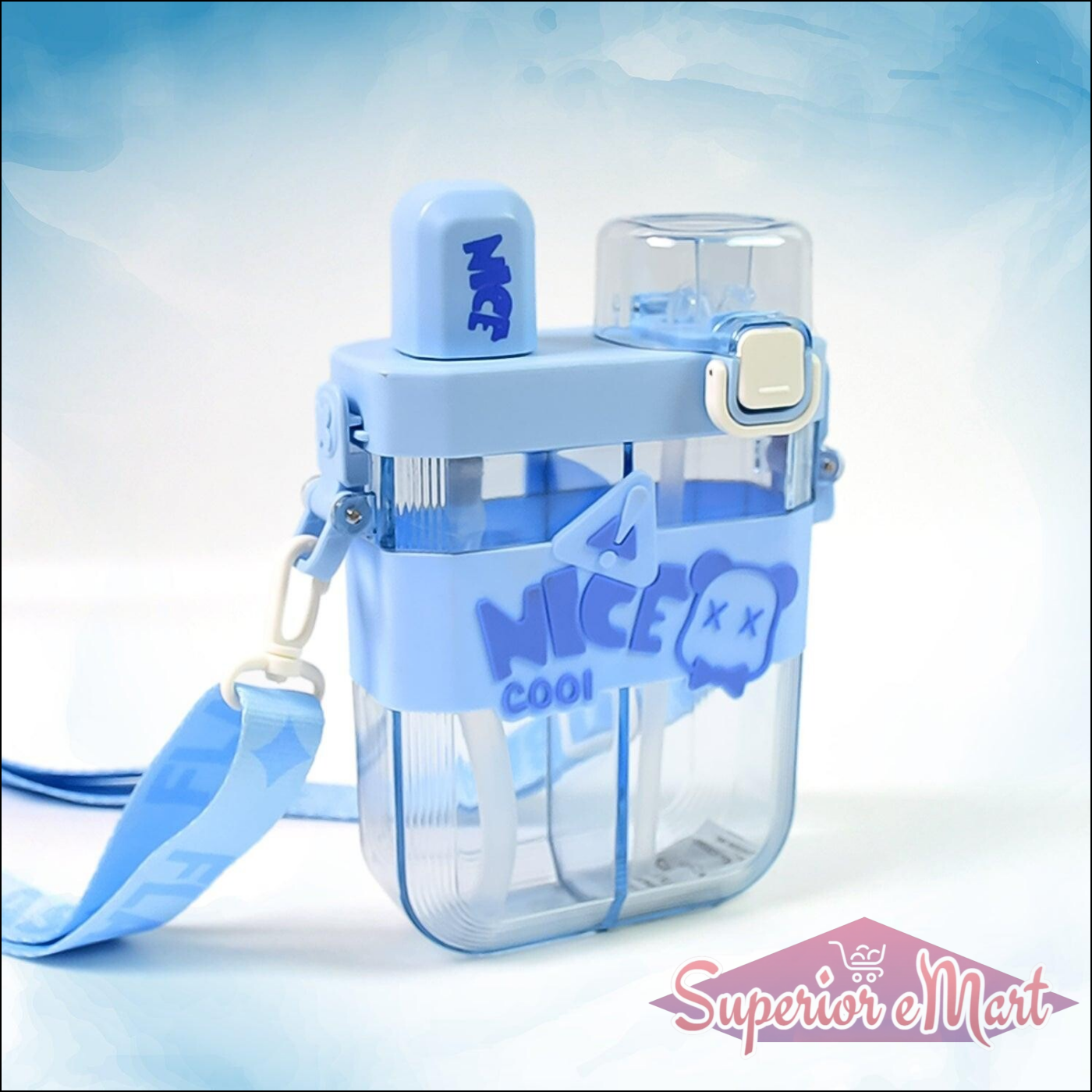 Dual Compartment Water Bottle - Superior eMart