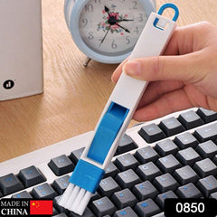 2 in 1 Multi-Function Plastic Window Slot Keyboard Wardrobe Dust Removal Cleanin - 0850_edge_cleaning_brush