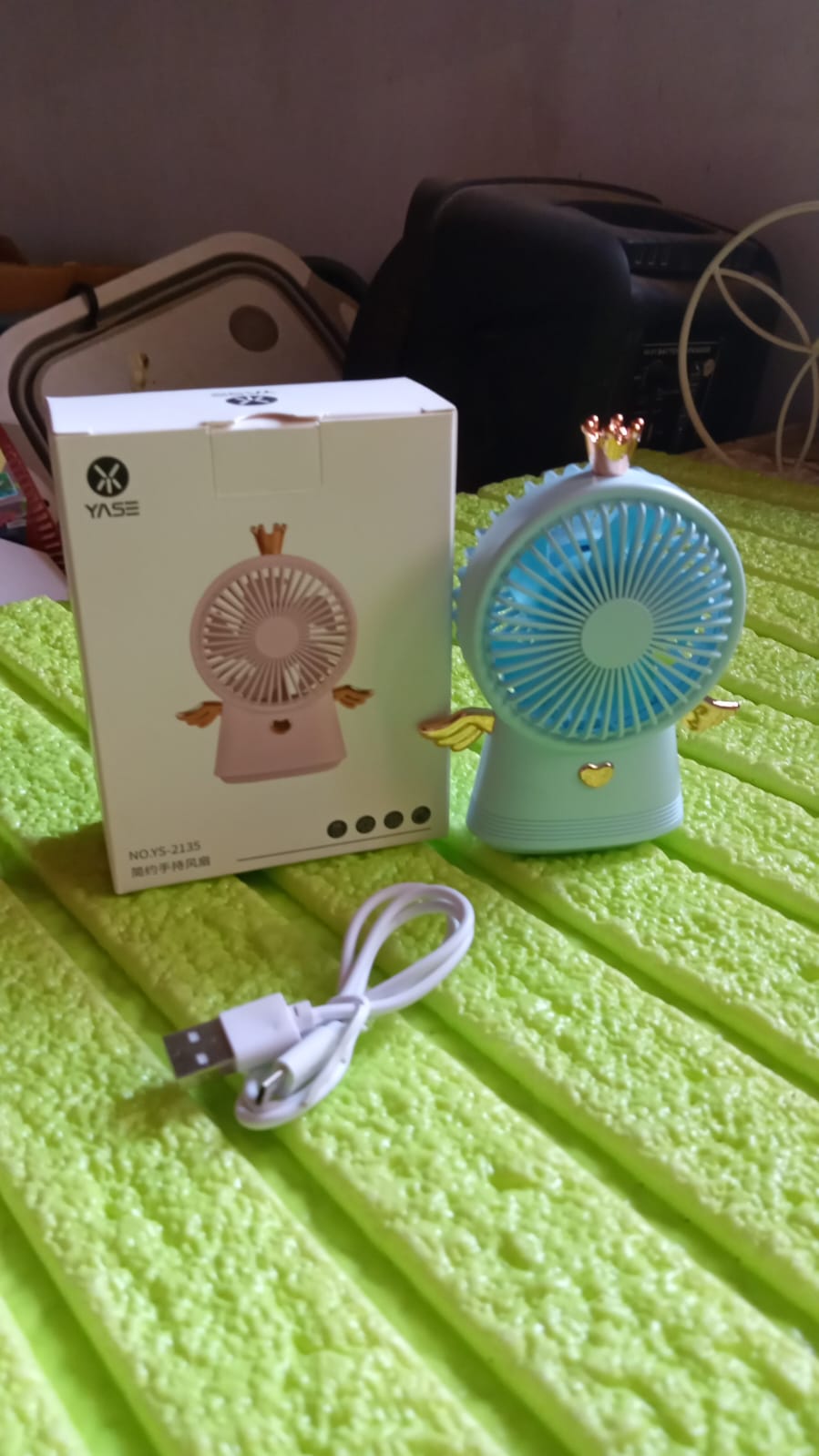 Cute Electric Mini Handheld Fan, Portable USB Rechargeable Mini Fan for Home,  - 17791_cute_mini_handheld_fan_1pc