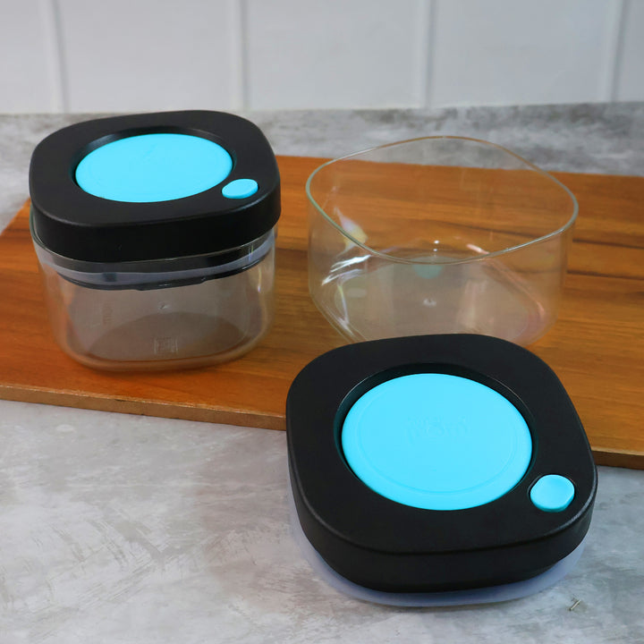 Airtight Kitchen Storage Containers  (2 Pc Set  500 Ml)