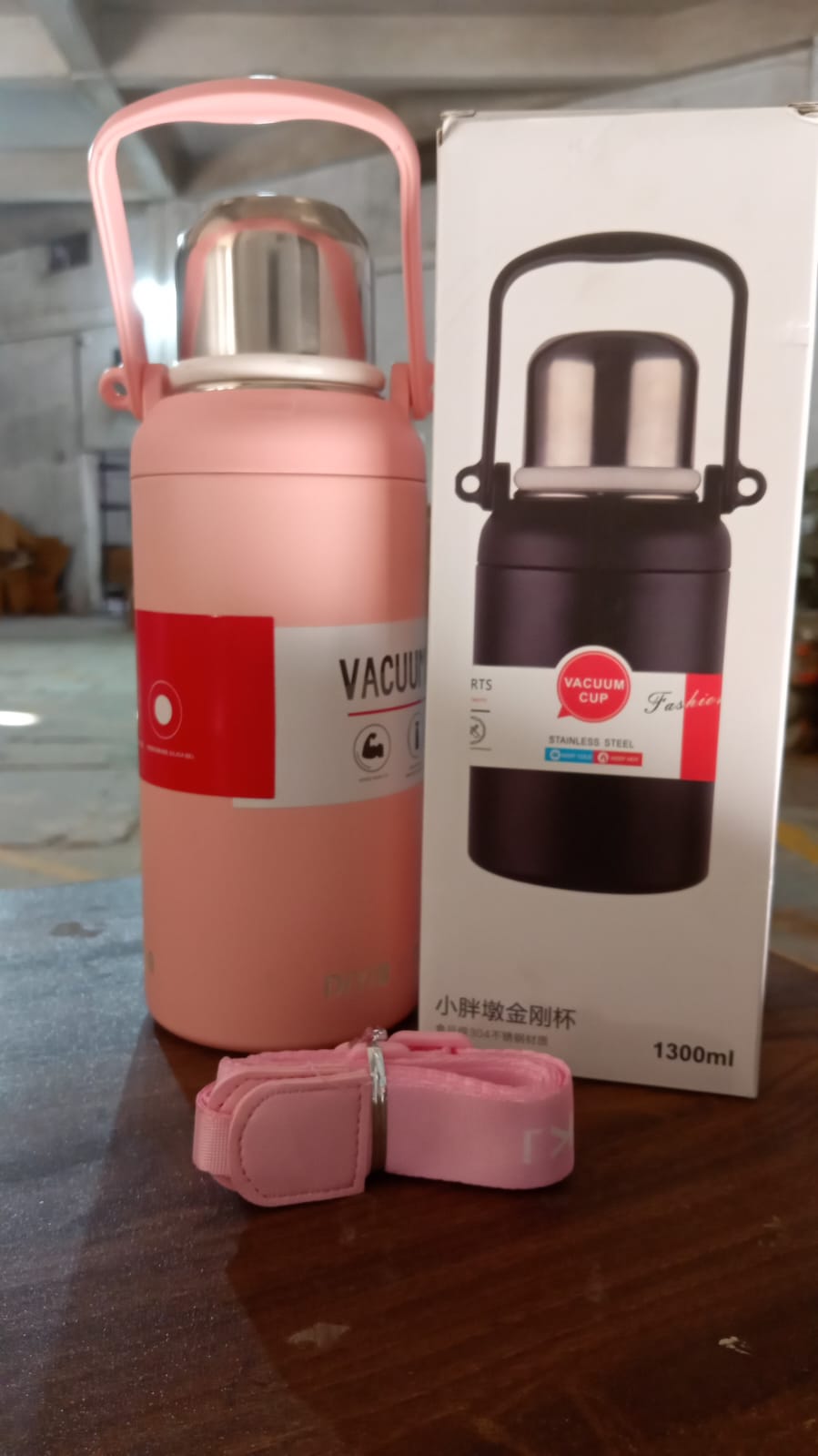 Stainless Steel tumblers 316 Stainless Steel, Vacuum Insulated Cup / Bottle, Por - 13036_vacuum_ss_water_bottle_1300ml