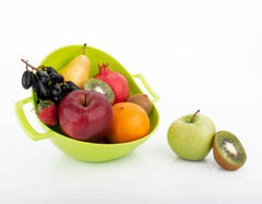 Colander bowl for easy fruit and vegetable washing.