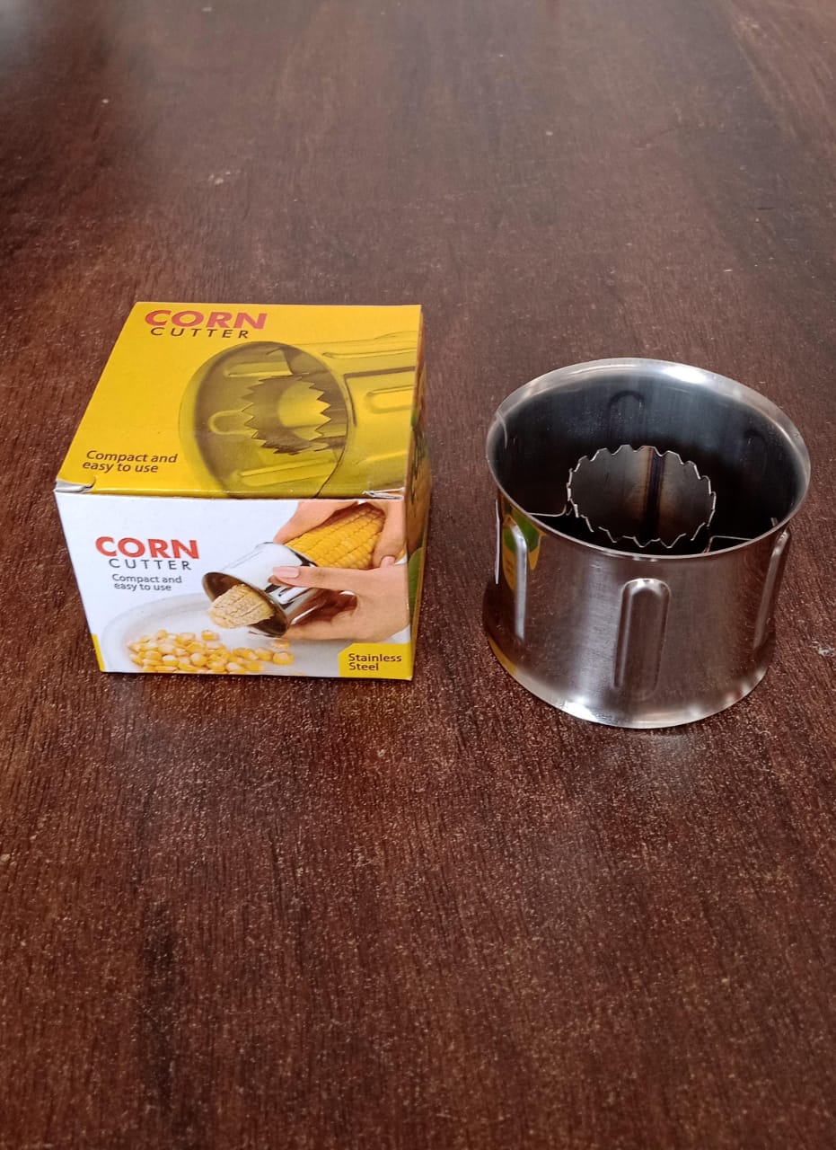 Corn Cutter Stainless Steel Stripping Kernels Remover (1 Pc) - 10097_mini_corn_cutter_1pc