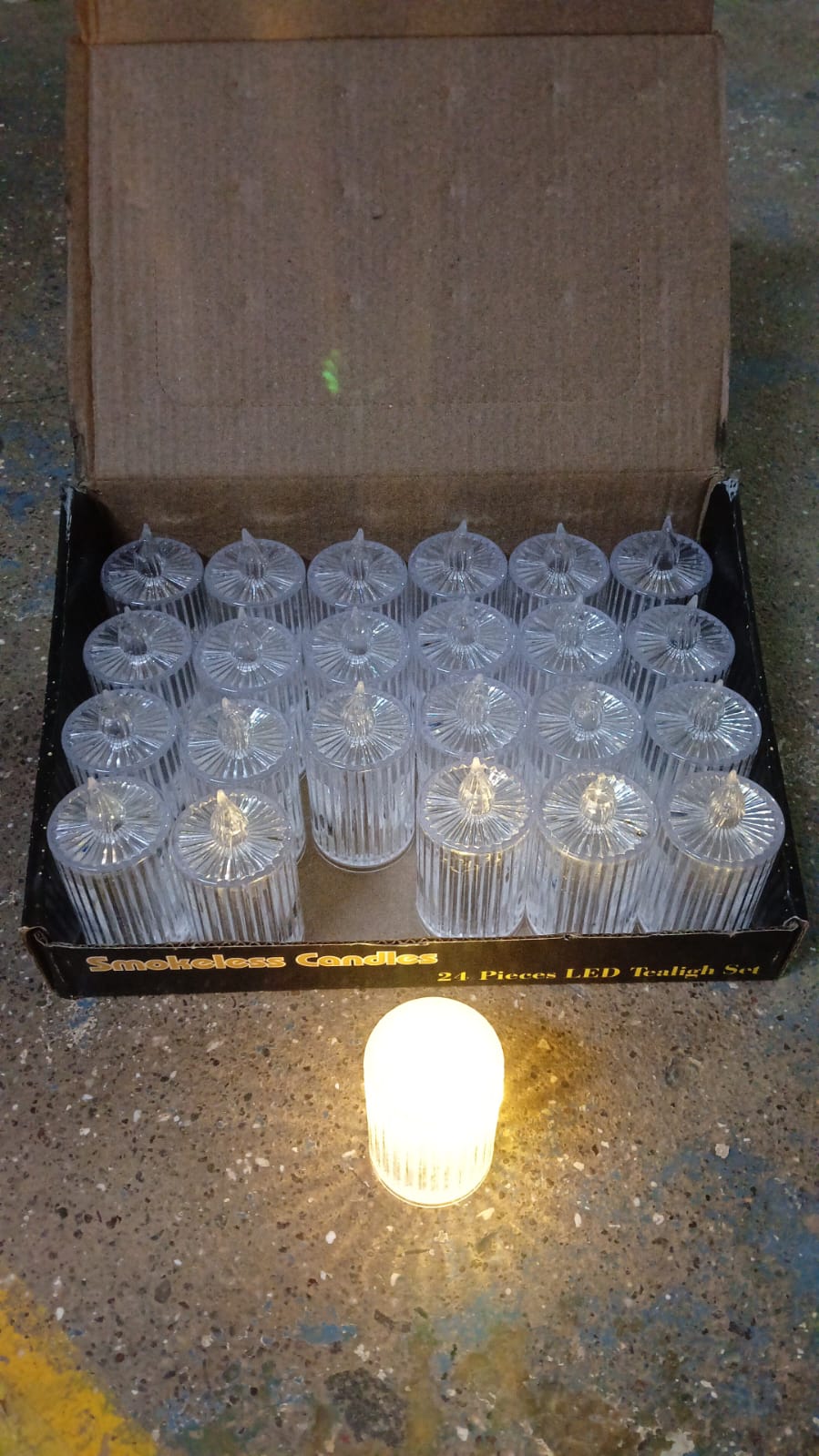 Flameless and Smokeless Decorative Candles LED Tea Light (24 Pcs Set) - 8495_24pc_decor_led_candle_light