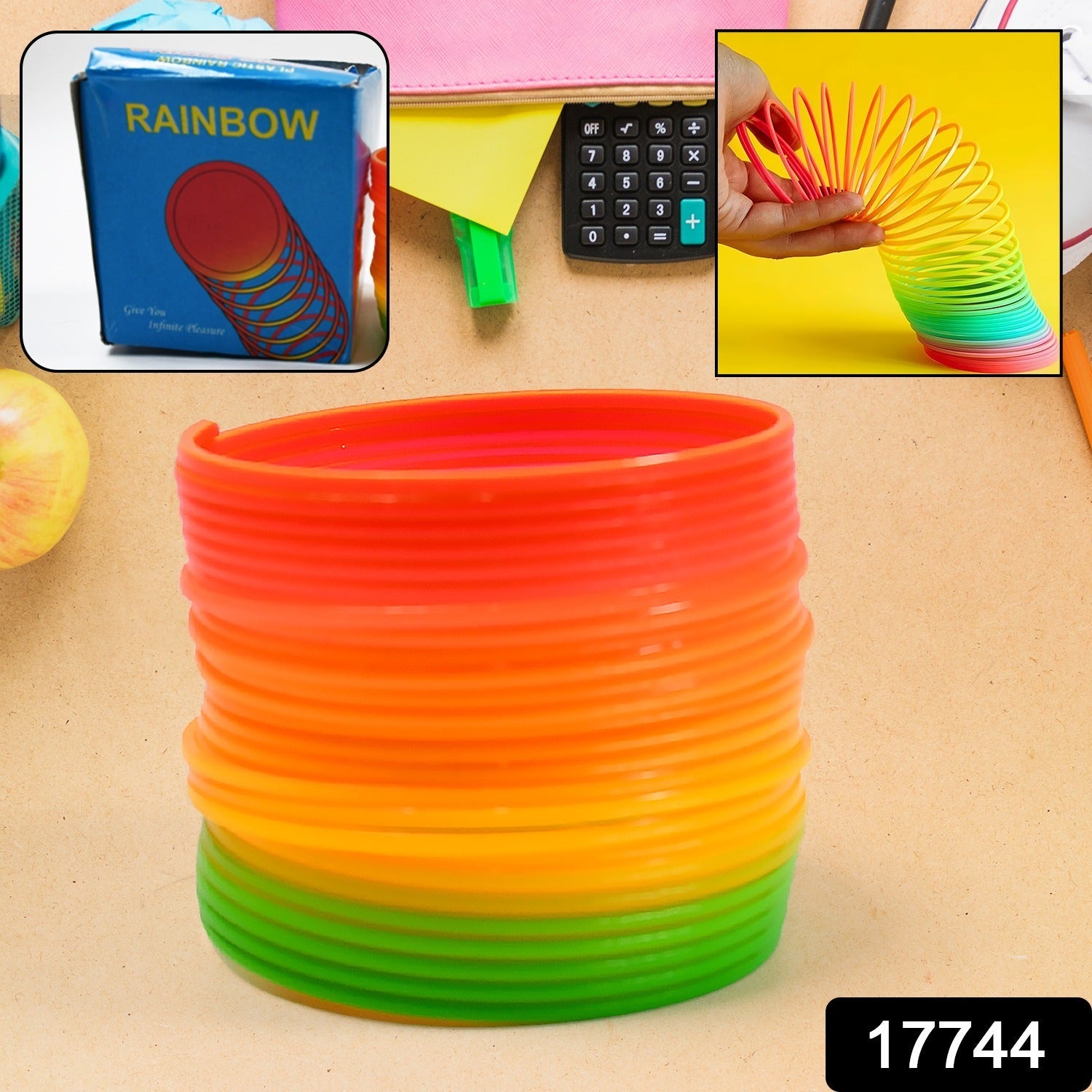 Rainbow Spring, Rainbow Spring Toys, Slinky, Slinky Spring Toy, Toy for Kids, fo - 17744_rainbow_magic_spring_toy