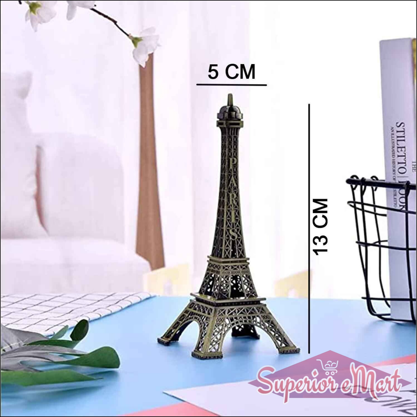 Eiffel Tower Metal Statue - Superior eMart