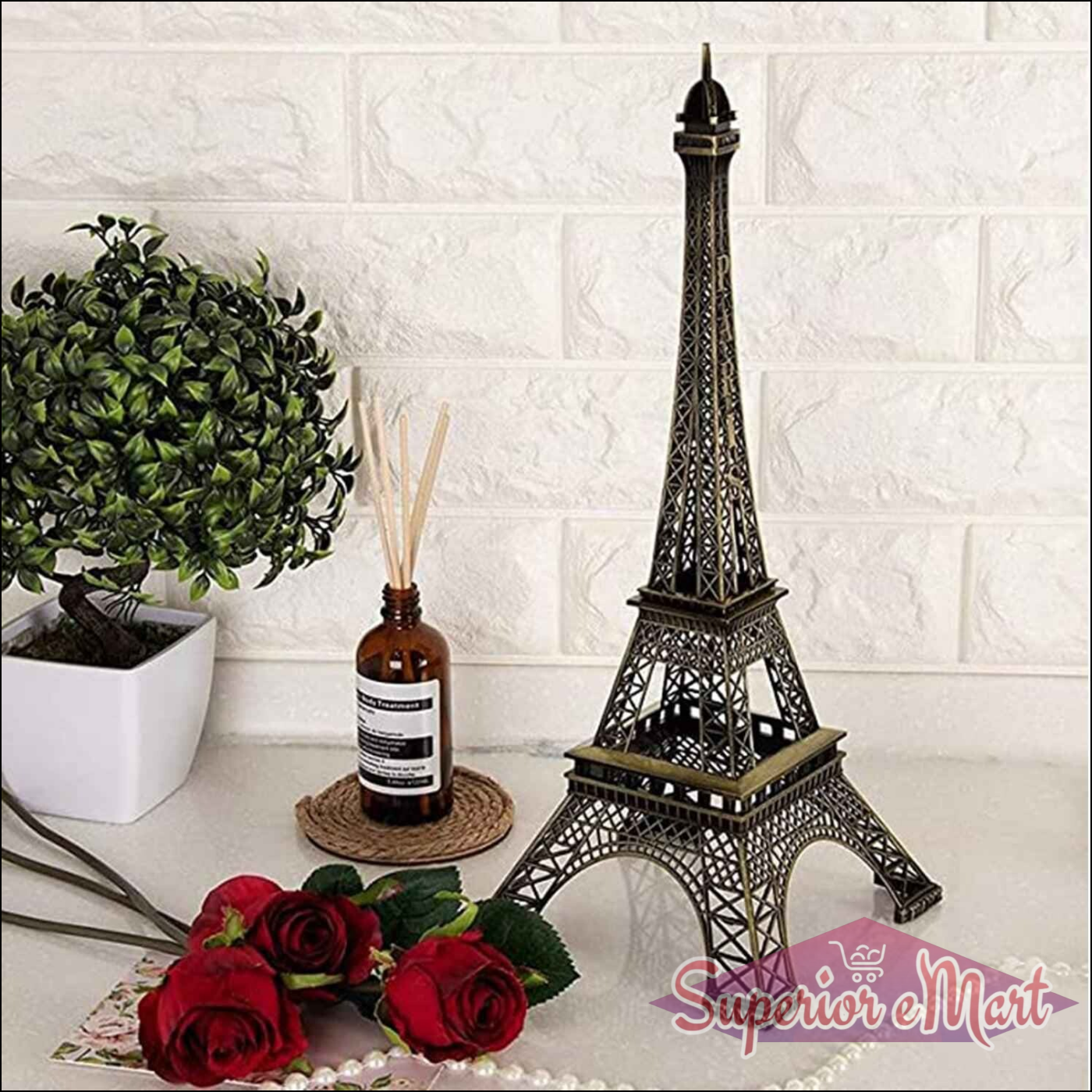 Eiffel Tower Metal Statue - Superior eMart