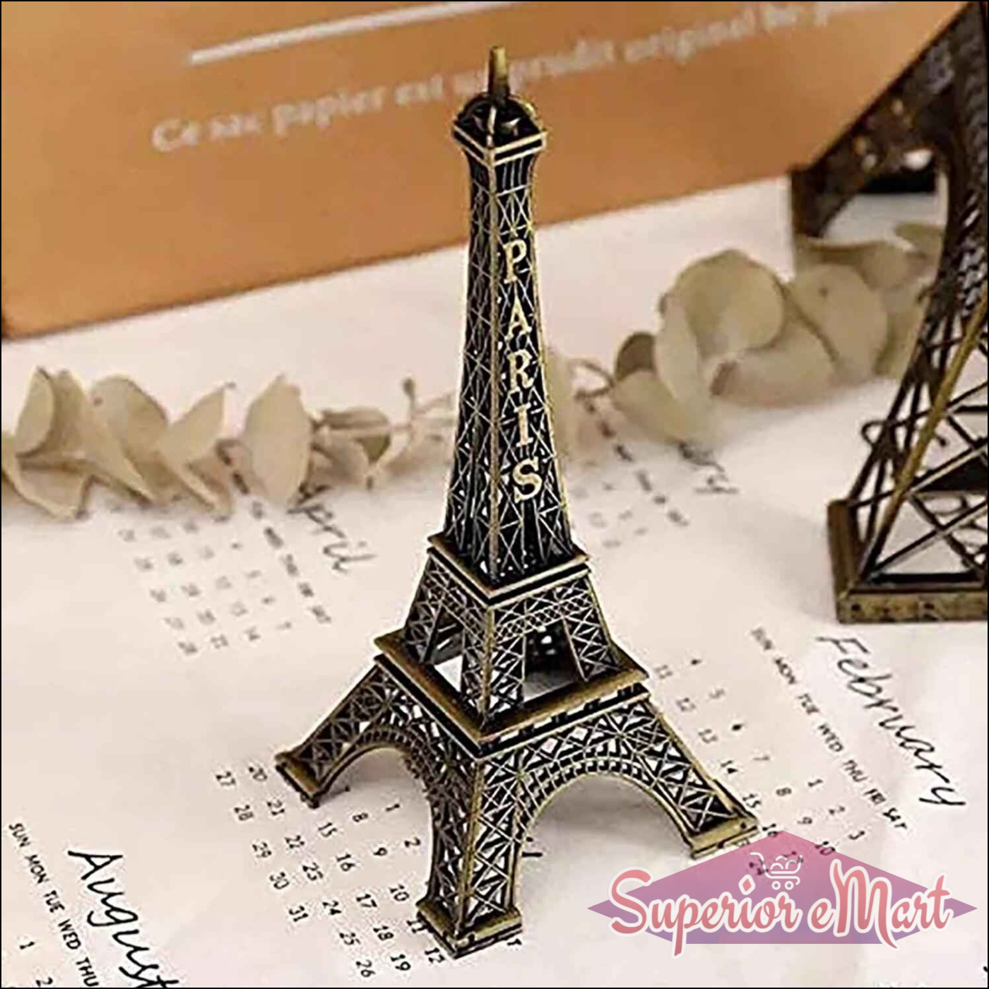 Eiffel Tower Metal Statue - Superior eMart