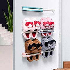 1122 Multifunction Folding Slippersshoes Hanger Organizer Rack - Superior eMart