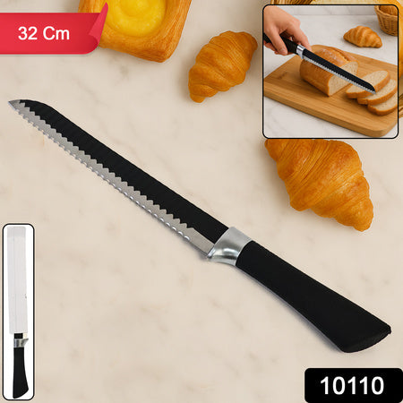 32 Cm Serrated Bread Knife With Ergonomic Handle