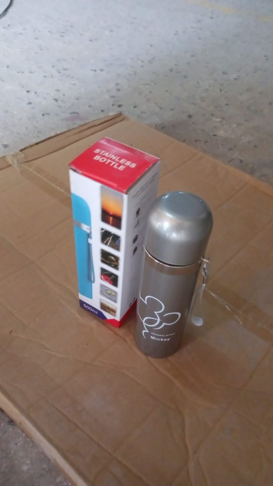 Stainless Steel Thermal mug / Water Bottle, vacuum flask (500 ML / 1 Pc / Mix Co - 12964_ss_vacuum_bottle_500ml