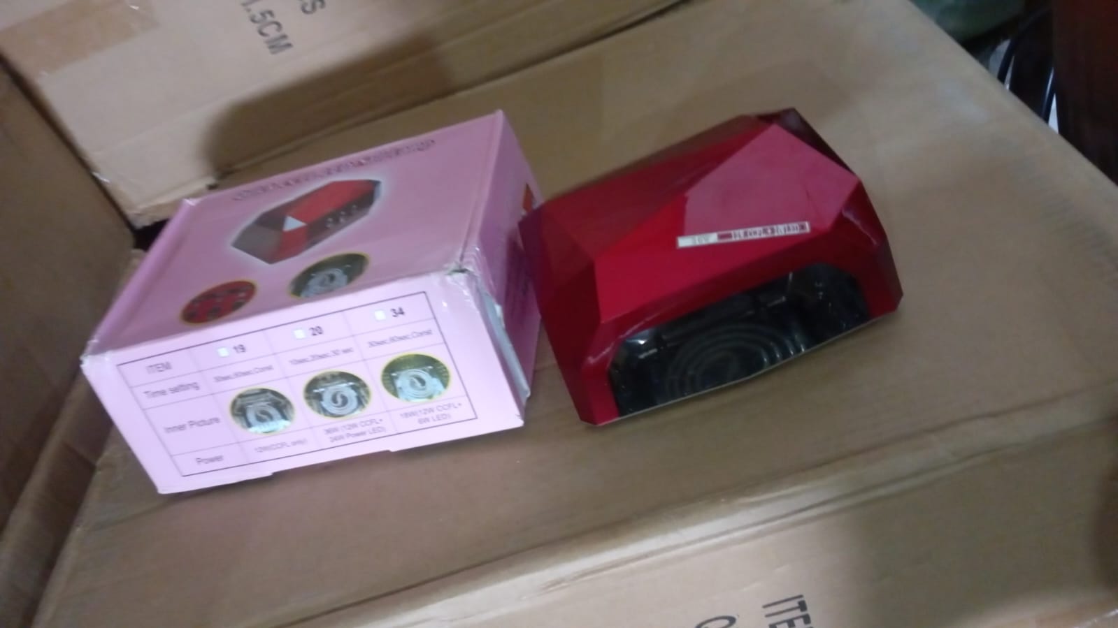 36W LED Nail Dryer Fast Curing Lamp with Motion Sensor (1 Pc) - 13635_36w_led_nail_dryer_lamp_no6