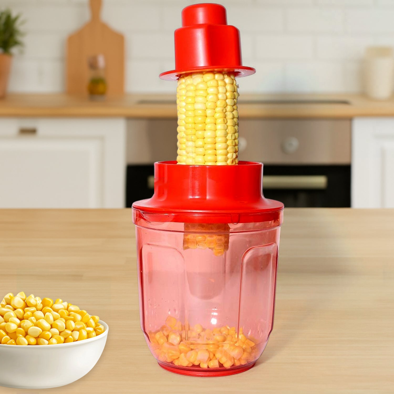 Corn Cutter With Steel Blades (1 Pc)