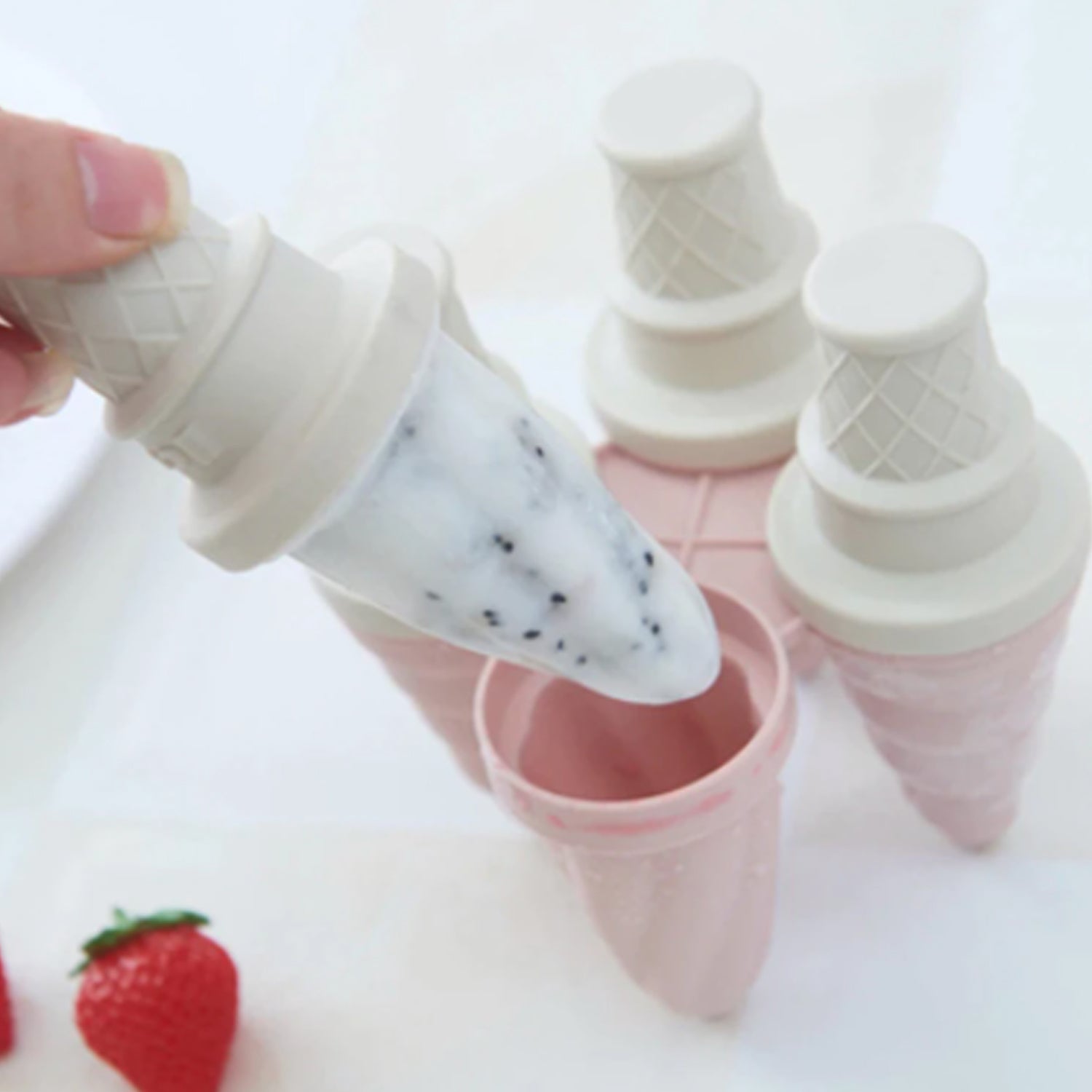6 Pc Ice Cream Mold Used For Making Ice-creams