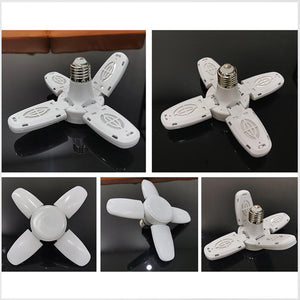 Fan blade LED bulb featuring a compact design for modern home decor and efficient lighting
