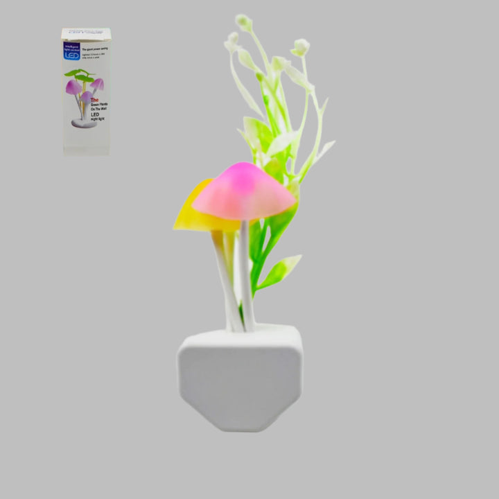 Fancy LED illumination light with decorative flower design for stylish home decor