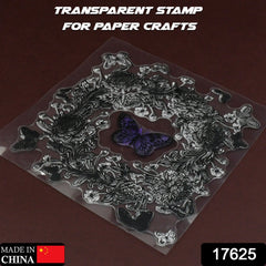 Reusable Rubber Stamp, TPR Stamp DIY Accessories Good Stamping Effect DIY Transp - 17625_paper_craft_rubber_stamp_no13