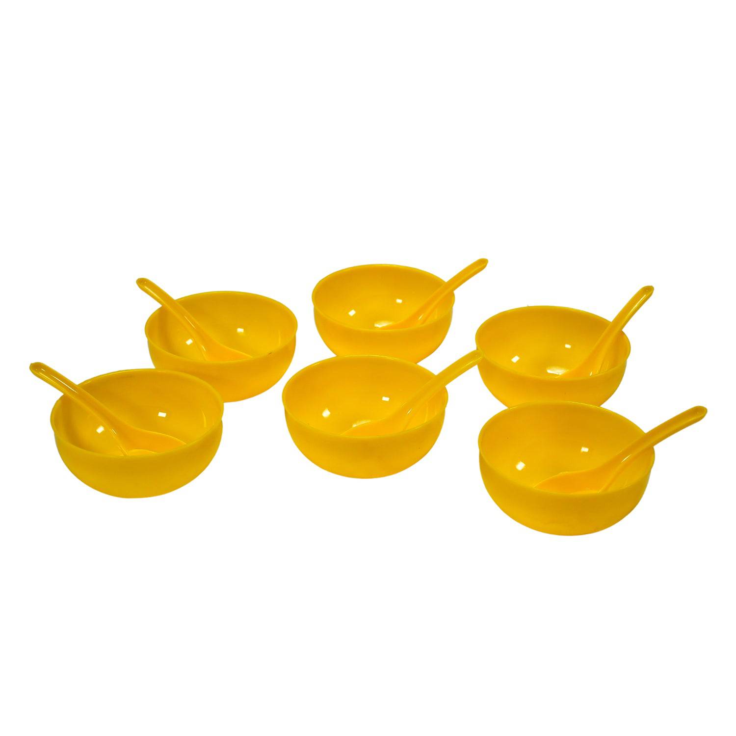 5105 Soup Bowl Spoon Set Plastic For Kitchen  Home Use - Superior eMart