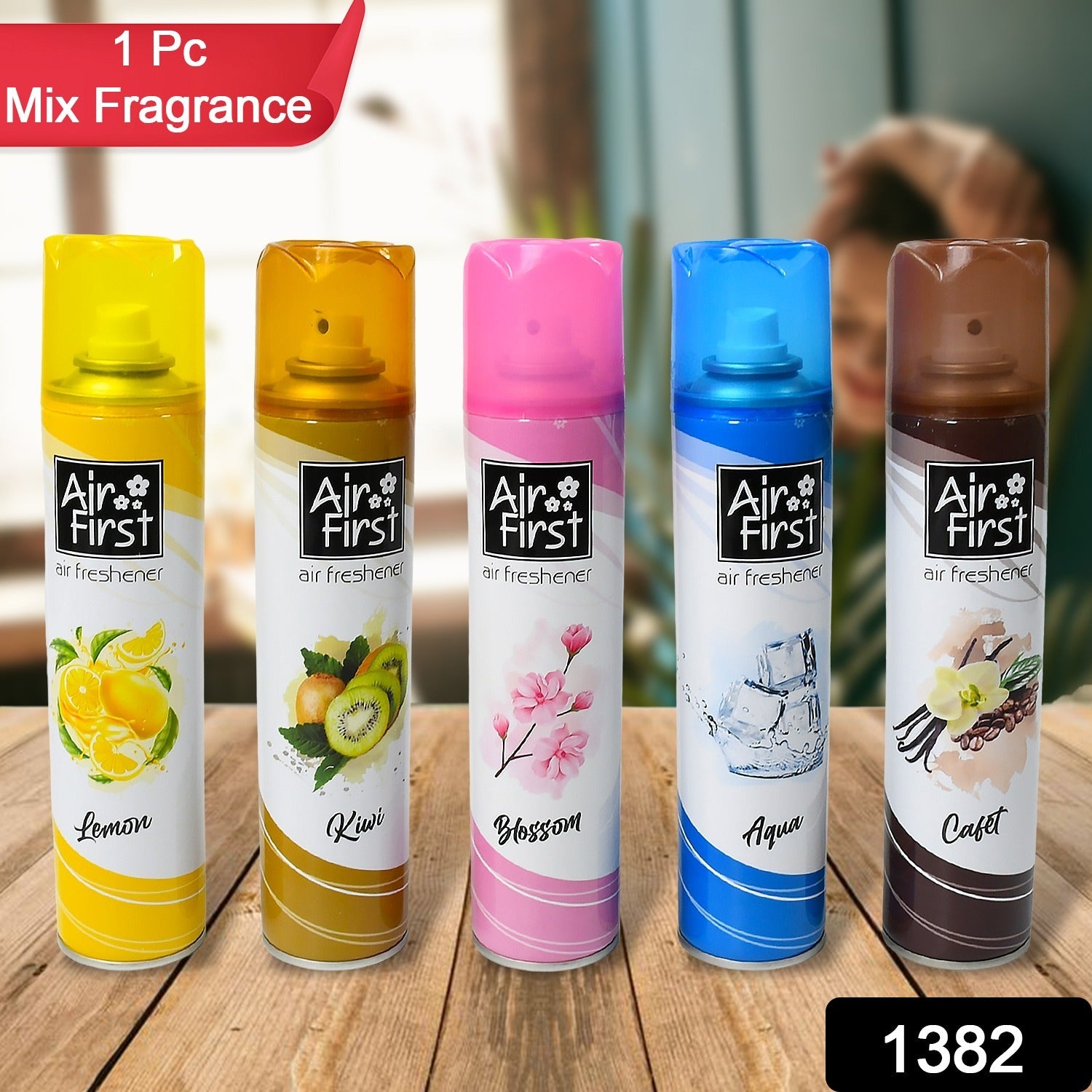 Air Freshener  | Used In Office, Home, Hotels, Banquets, Carpet Etc, Room Spray - 1382_mix_air_freshener_1pc