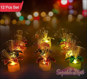 Fiber Optic Centerpieces Decor 12 Pcs - Superior eMart