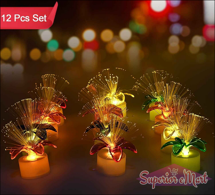 Fiber Optic Centerpieces Decor 12 Pcs - Superior eMart