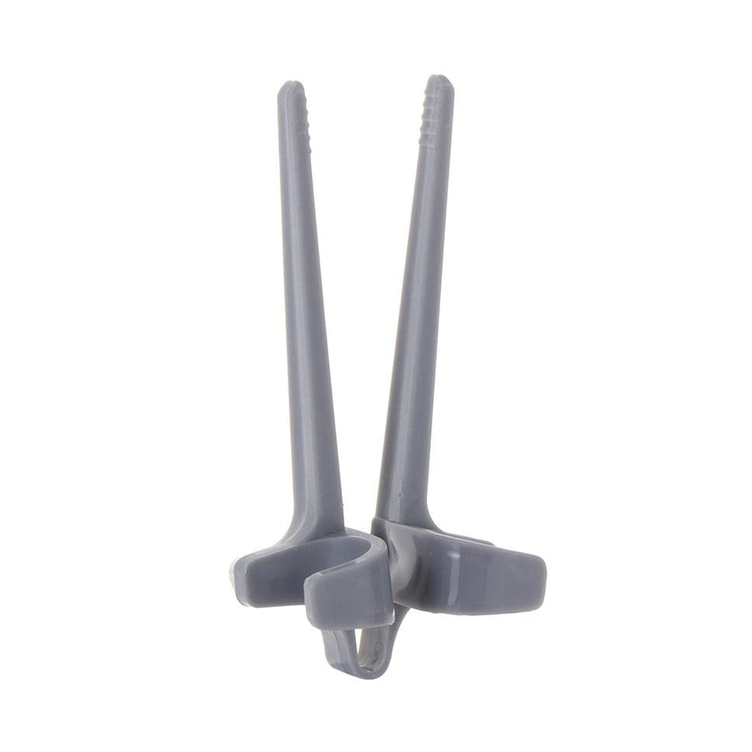 Gray finger chopsticks for gamers designed for improved precision during gameplay