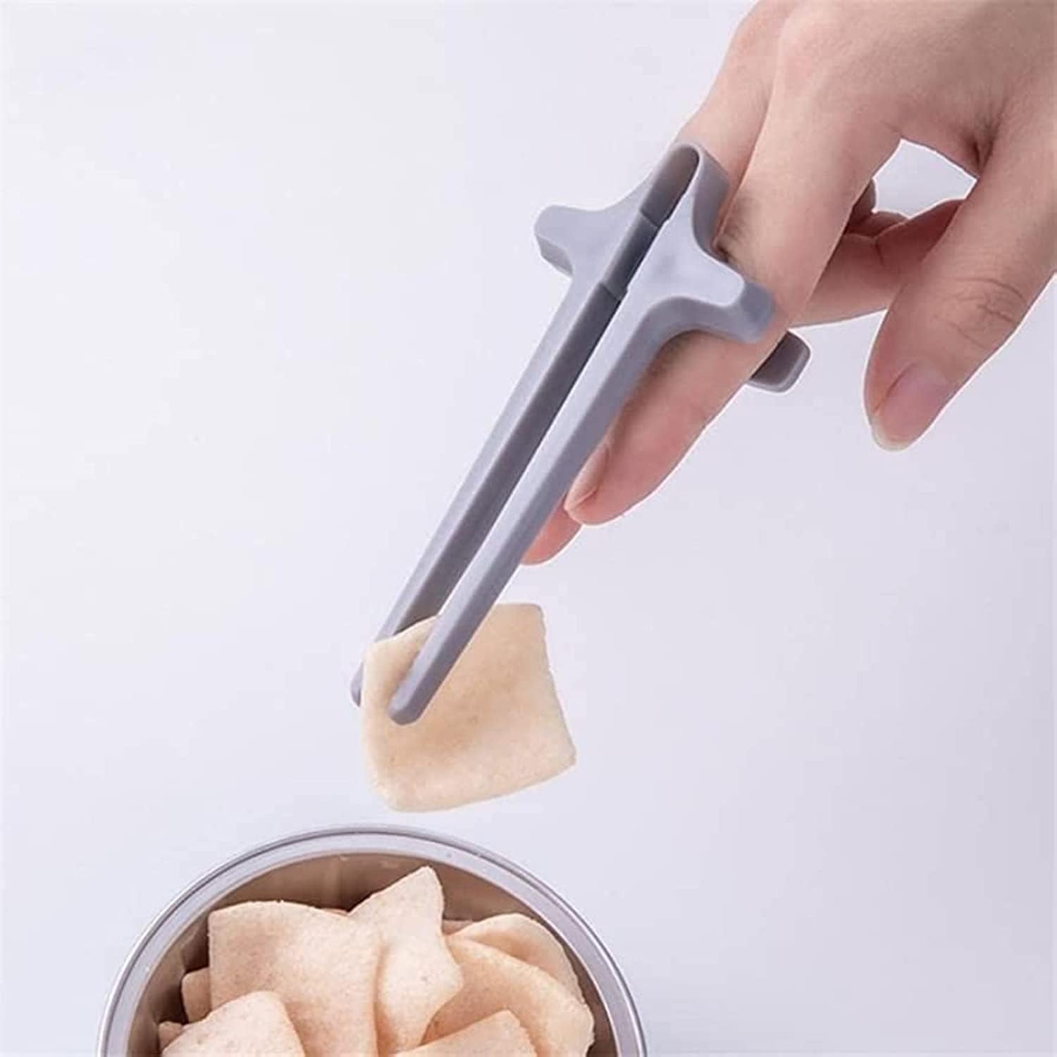 Comfortable finger chopsticks for gamers perfect for snacking during play sessions