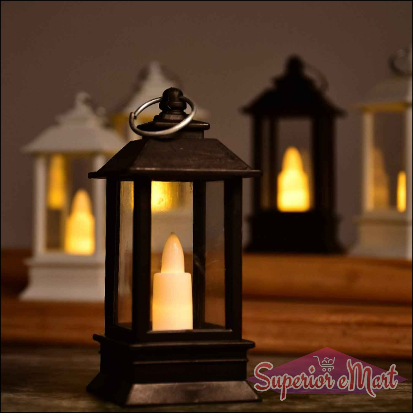 Flameless Candle Lantern 24 pcs - Superior eMart