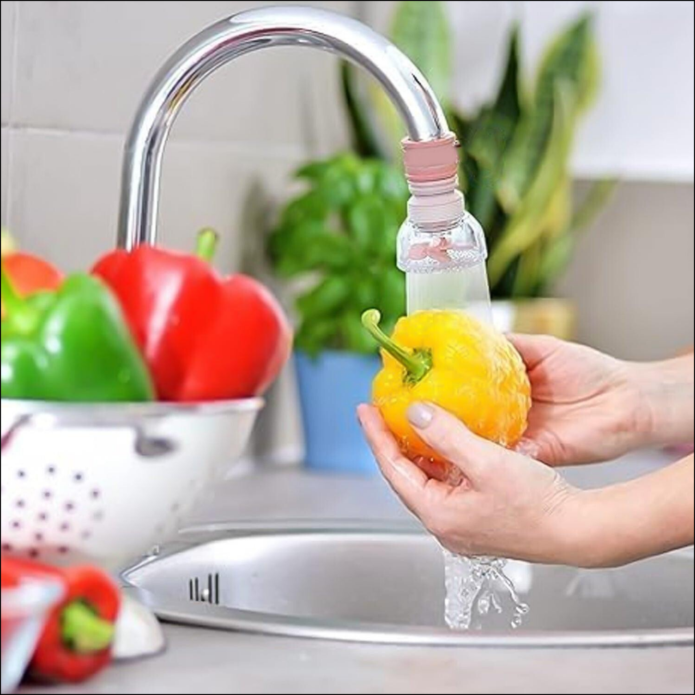 Flexible Plastic Faucet Extender (1 Pc) - Superior eMart