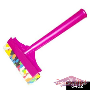 Colorful floor cleaning wiper with handle for efficient home and kitchen cleaning tasks