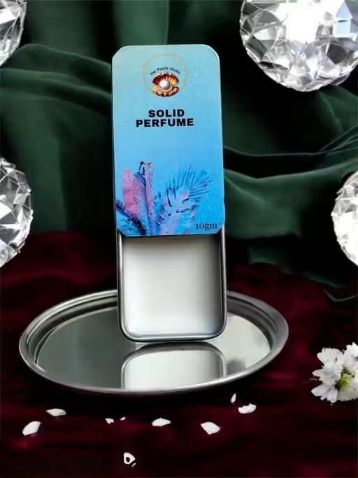 Superior eMart floral solid perfume for unisex in a stylish tin container with a mirror base