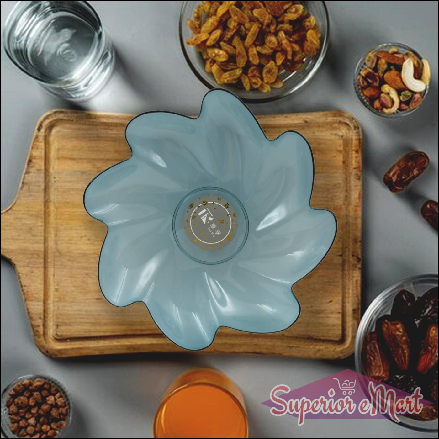 Flower Shaped Serving Plate - 1 Pc - Superior eMart
