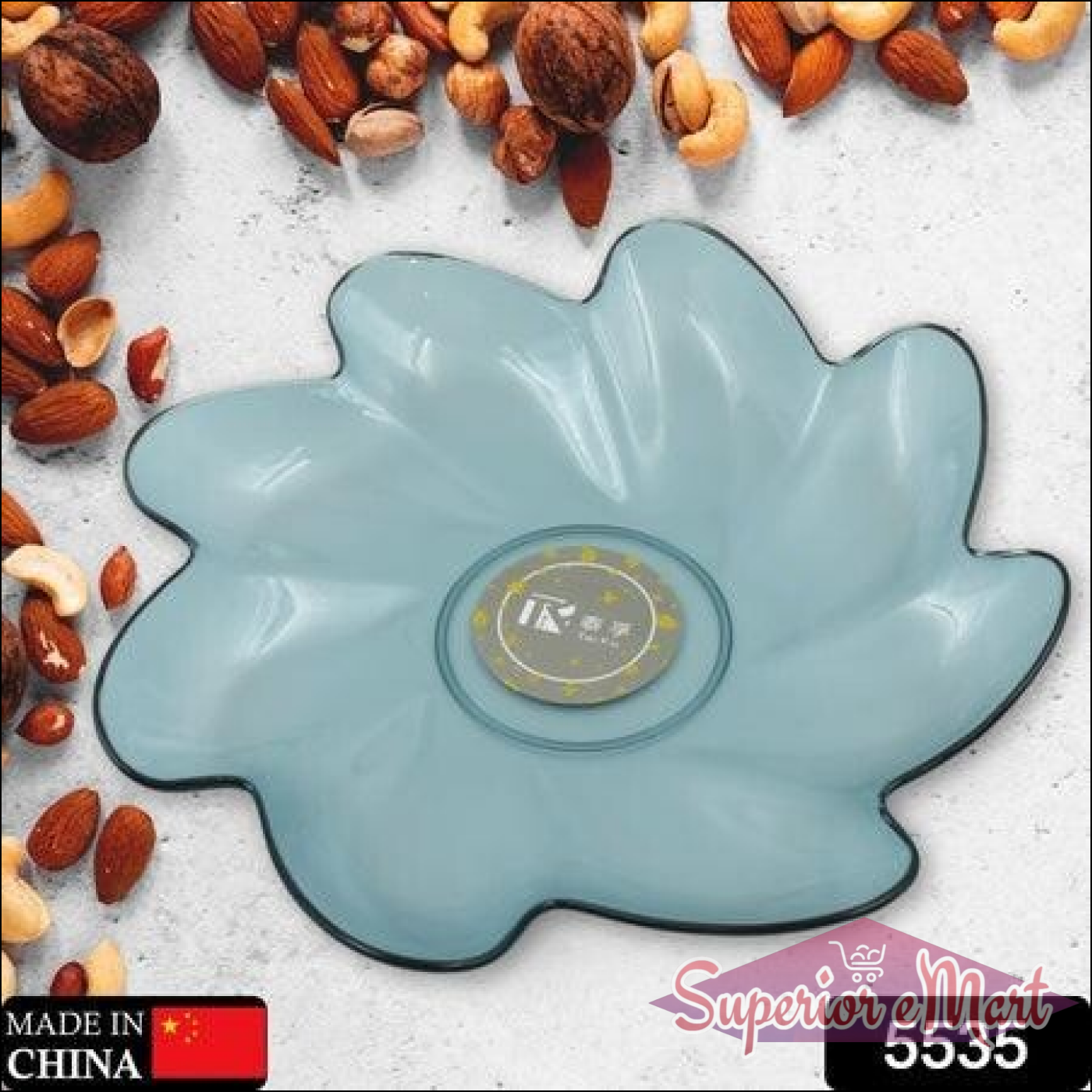 Flower Shaped Serving Plate - 1 Pc - Superior eMart