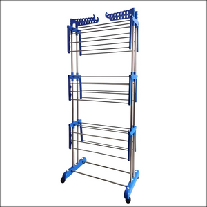 Foldable Clothes Drying Rack with Wheels - Superior eMart