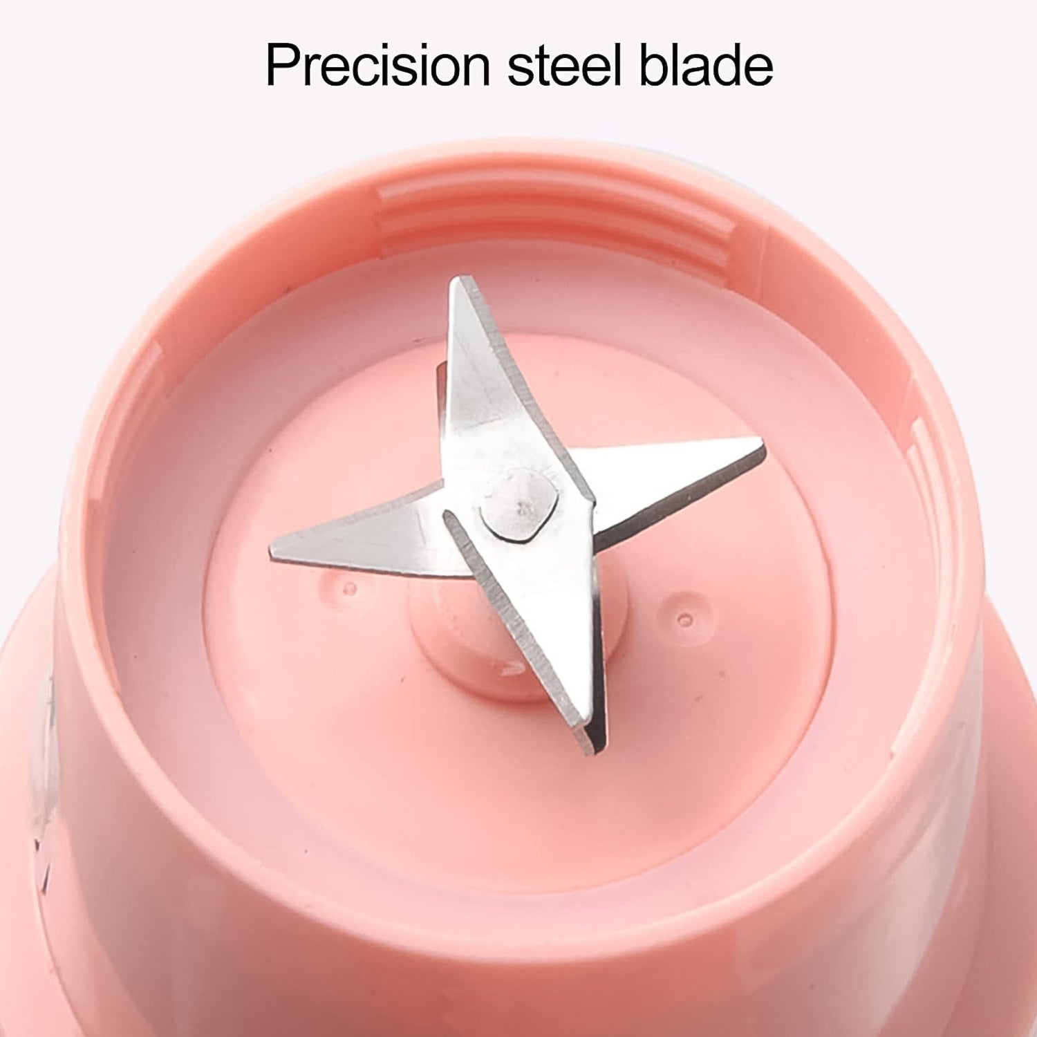 Precision steel blade of a foldable electric juicer blender for quick and efficient blending