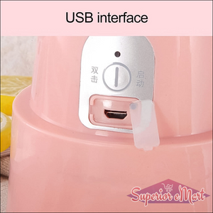 Foldable electric juicer blender with USB interface for convenient charging and easy portability