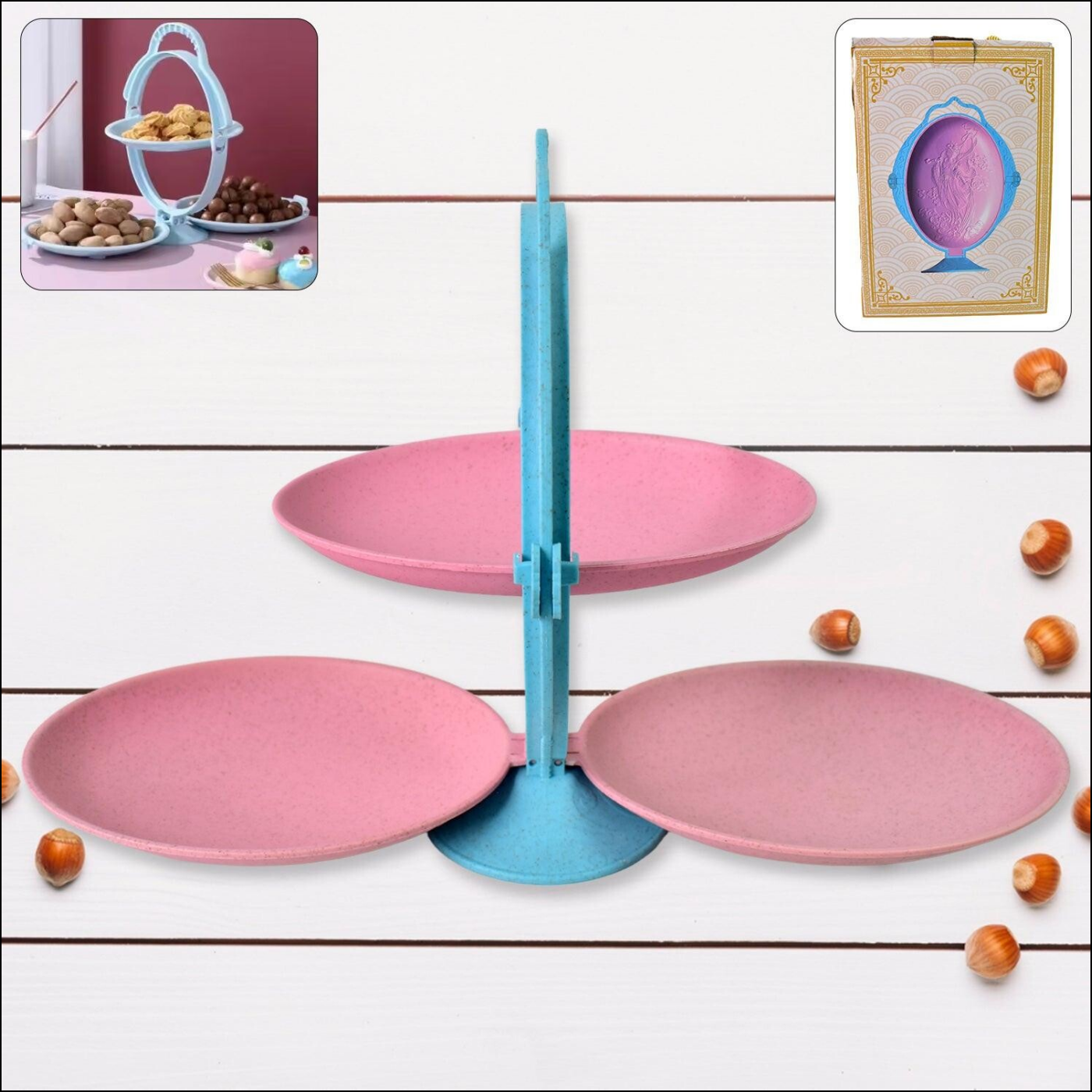 Foldable Fruit Plate Tray - Superior eMart