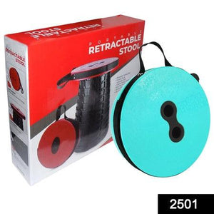 Superior eMart foldable height adjusting stool in a portable design with convenient carrying handle