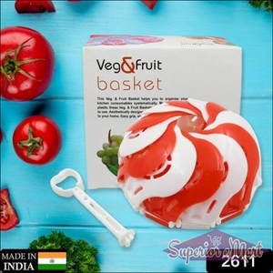 Colorful folding fruit basket for kitchen with unique design for easy storage and organization