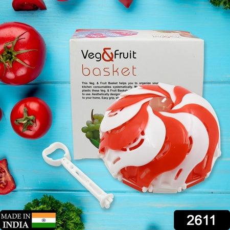 Colorful folding fruit basket for kitchen with unique design for easy storage and organization