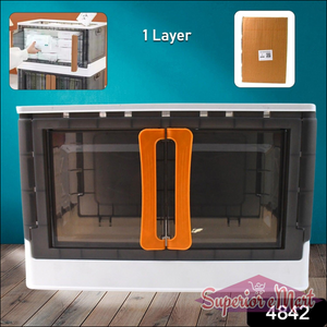 Folding Wardrobe Organizer with Clear Door - Superior eMart