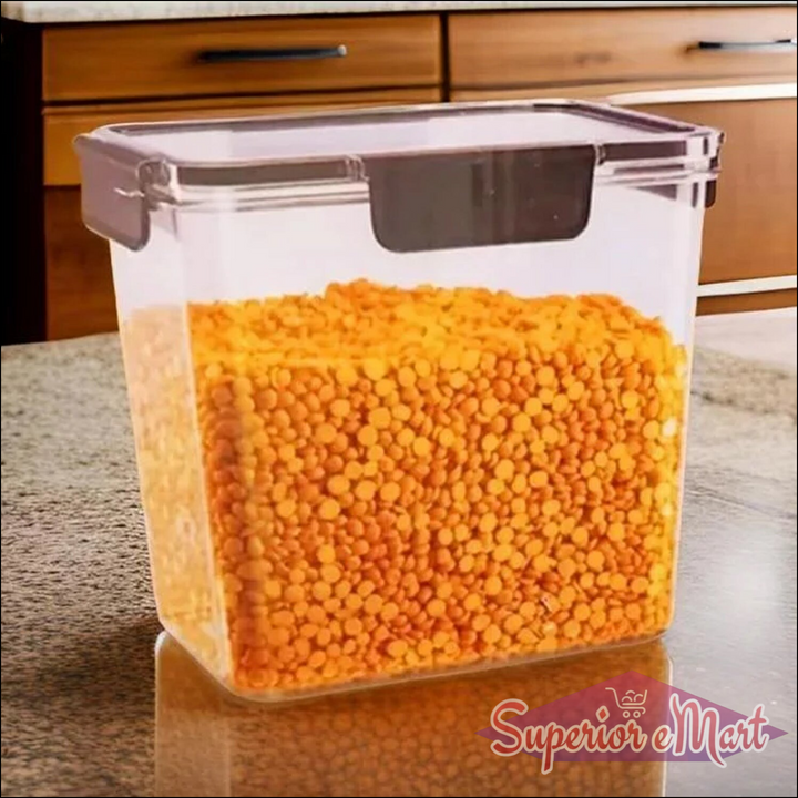Food Storage Container Airtight Container With Easy Snap Lids (2500ml  1 Pc) - Superior eMart