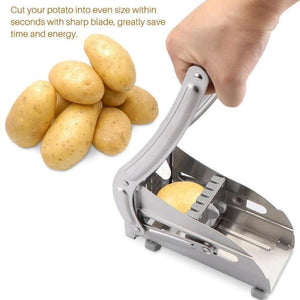 Superior eMart French fry cutter machine for quickly cutting potatoes into even sizes with a sharp blade