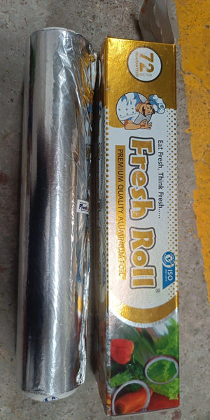 Fresh Roll Premium heavy duty aluminum foil roll for quality cooking and food storage