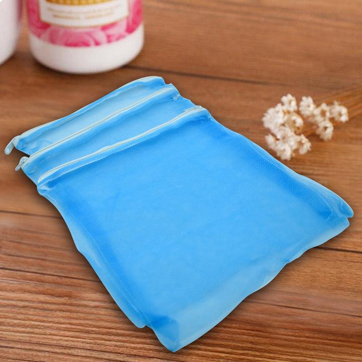 Reusable blue fridge bags for fruits and vegetables for keeping produce fresh longer