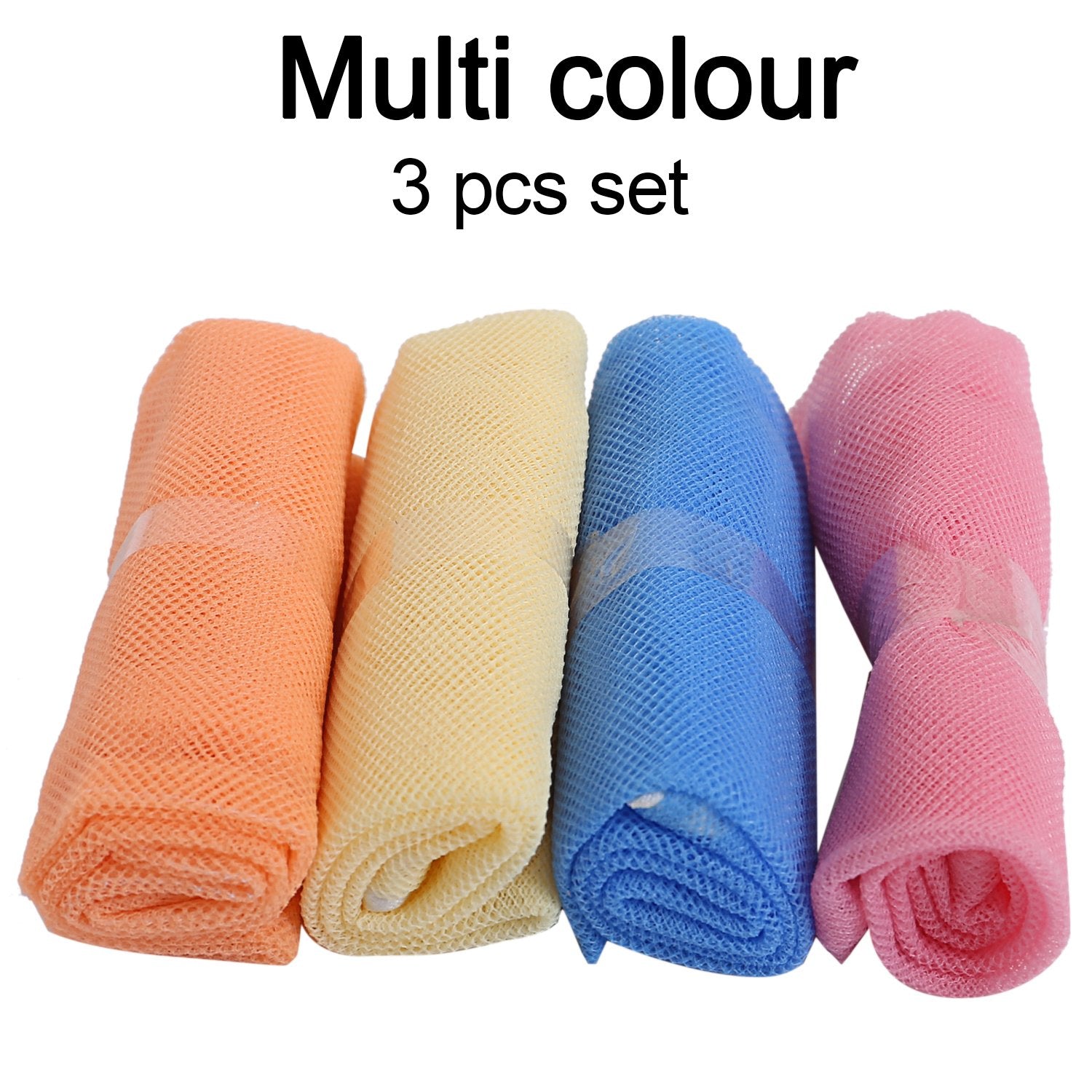 Multi-color Superior eMart fridge bags for fruits and vegetables in a set of 3 for fresh storage