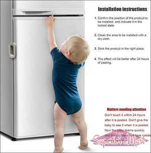 Fridge Freezer Door Latch Child Safety Lock - Superior eMart