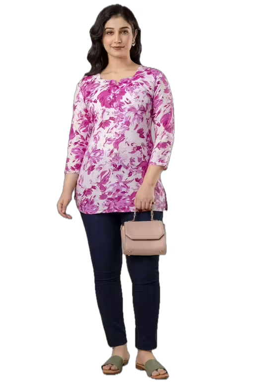 Kurti For Women - Purple.