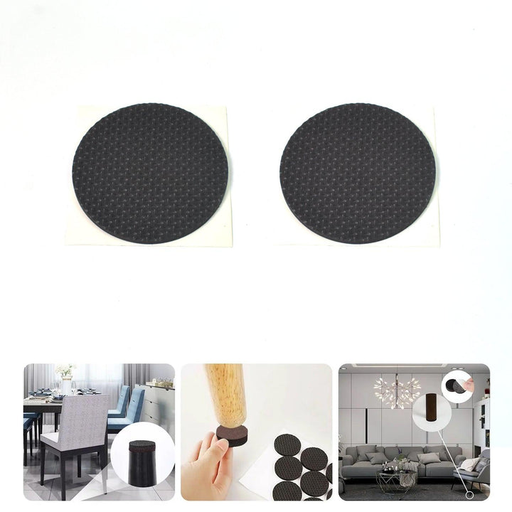 Round furniture protection pads by Superior eMart perfect for preventing scratches on floors and furniture