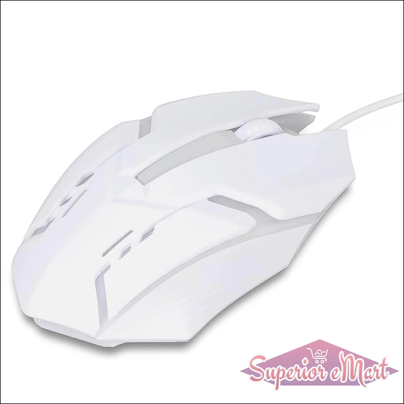 Gaming Mouse with Lighting White - Superior eMart